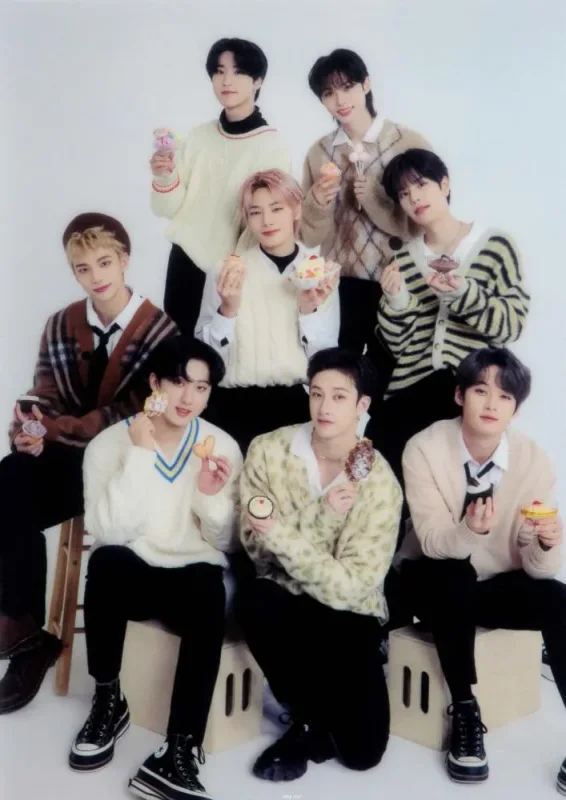 Bang Chan, Changbin, Felix, Han, Hyunjin, I.N, Lee Know, Seungmin — Family Mart, 2023