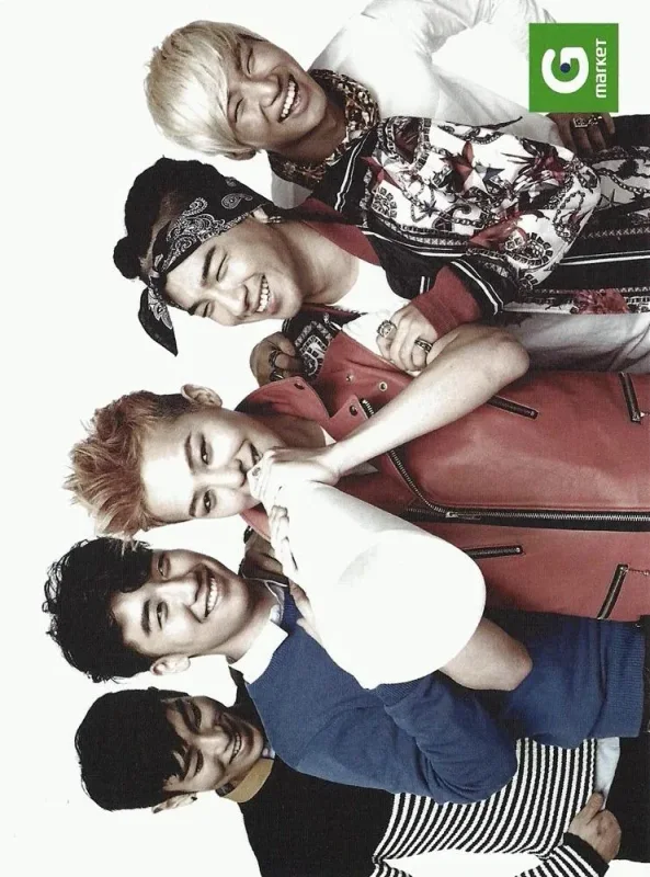 Daesung, G-DRAGON, Seungri, Taeyang, T.O.P — Gmarket, Postcard