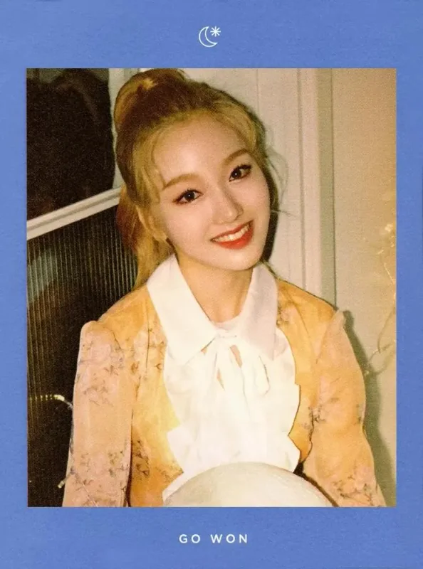Go Won — Orbit 1.0 - Official Fanclub, Message Card