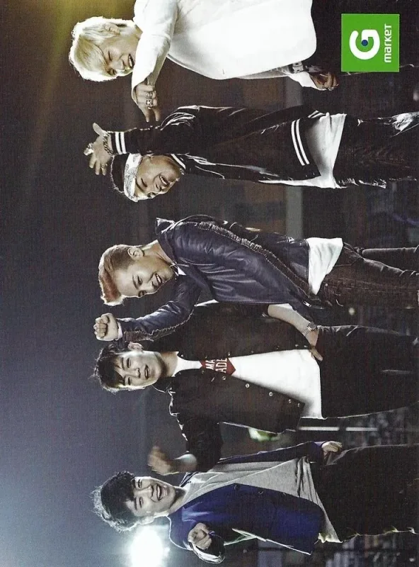 Daesung, G-DRAGON, Seungri, Taeyang, T.O.P — Gmarket, Postcard