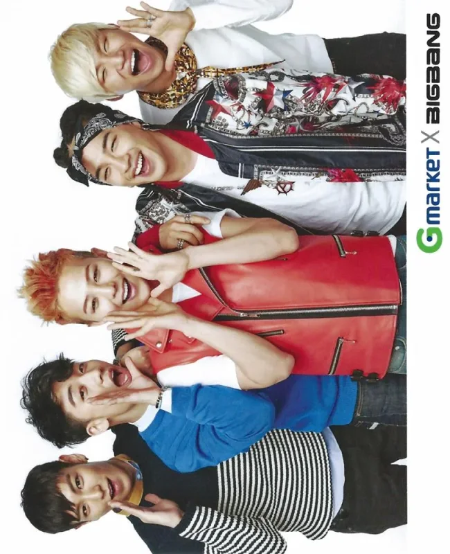 Daesung, G-DRAGON, Seungri, Taeyang, T.O.P — Gmarket, Postcard