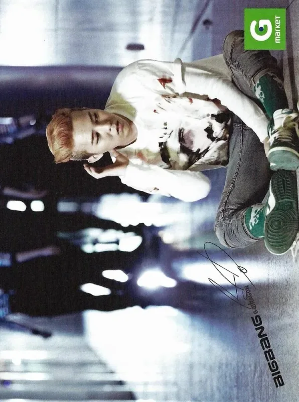 G-DRAGON — Gmarket, Postcard